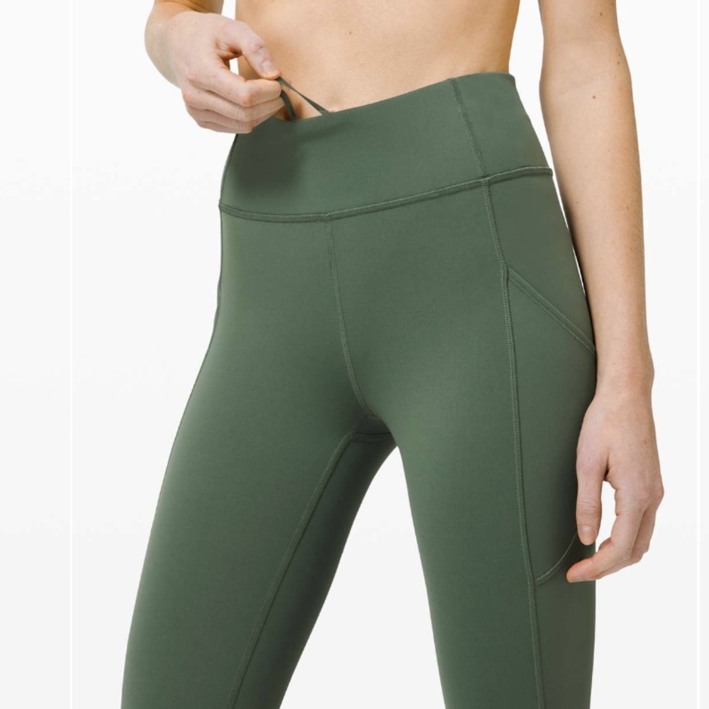 Lululemon Invigorate High-Rise Tight 25" Algae Green - Picture 4 of 10